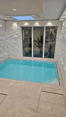 Grundriss der Unterkunft City Neubau Wohnung - Pool Gym Sauna extra buchbar