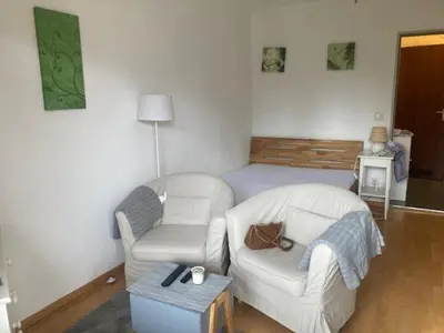 Ein Bett oder Betten in einem Zimmer der Unterkunft Gemütliches Appartament in Olching 3 Minuten zum Bahnhof