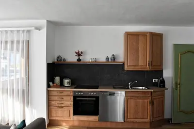Küche/Küchenzeile in der Unterkunft Landhaus Petri