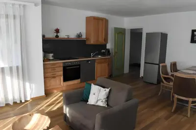 Küche/Küchenzeile in der Unterkunft Landhaus Petri