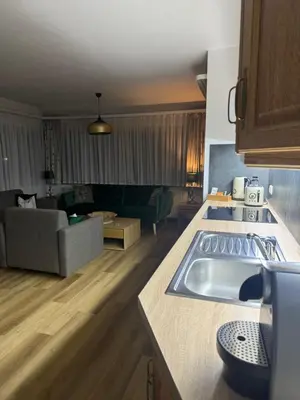 Küche/Küchenzeile in der Unterkunft Landhaus Petri
