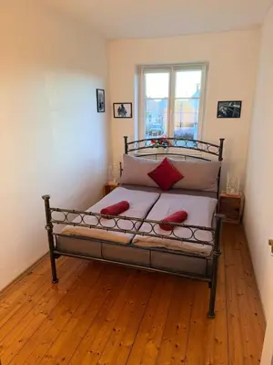 Ein Bett oder Betten in einem Zimmer der Unterkunft Country House near Munich - Terrace & Fireplace!