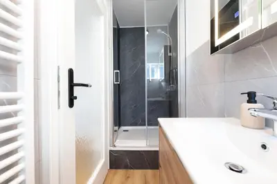 Ein Badezimmer in der Unterkunft Heu22 Frühlingserwachen