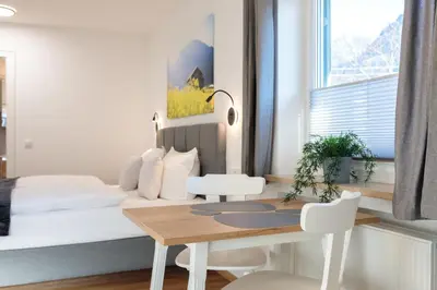 Ein Bett oder Betten in einem Zimmer der Unterkunft Heu22 Frühlingserwachen