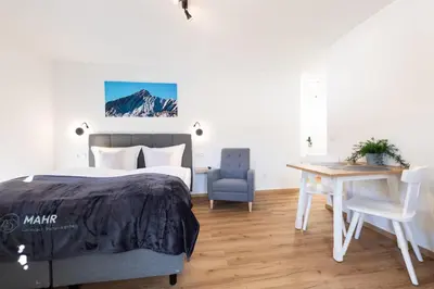 Ein Bett oder Betten in einem Zimmer der Unterkunft Heu22 Sommerfrische