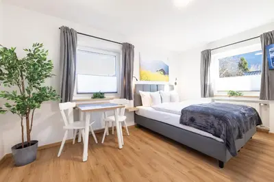 Ein Bett oder Betten in einem Zimmer der Unterkunft Heu22 Winterruhe