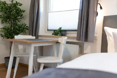 Ein Bett oder Betten in einem Zimmer der Unterkunft Heu22 Winterruhe