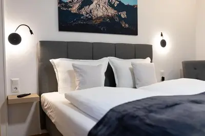 Ein Bett oder Betten in einem Zimmer der Unterkunft Heu22 Heukammerl