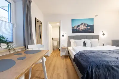Ein Bett oder Betten in einem Zimmer der Unterkunft Heu22 Heukammerl