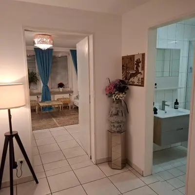 Ein Badezimmer in der Unterkunft Apartroom München-Ost Berg-am-Laim