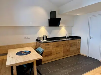 Küche/Küchenzeile in der Unterkunft Vogelbauer Apartments