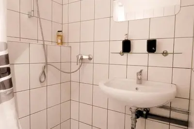 Ein Badezimmer in der Unterkunft Boarding Apartments Augsburg mit WIFI & Parken