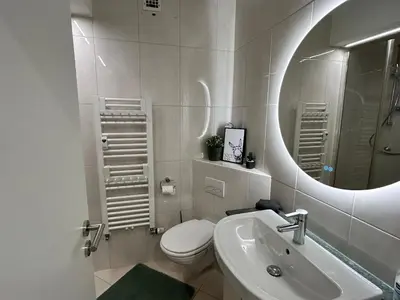 Ein Badezimmer in der Unterkunft Gipfelbussi