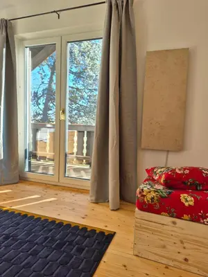 Ein Bett oder Betten in einem Zimmer der Unterkunft The Staffelsee Lodge