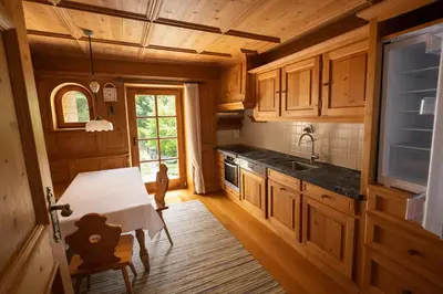 Küche/Küchenzeile in der Unterkunft Landhaus No 12 mit privater Sauna