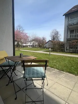 Ein Garten an der Unterkunft Apartment Sebald