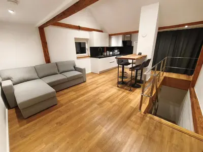 Küche/Küchenzeile in der Unterkunft Feel-good house - roof terrace & parking included