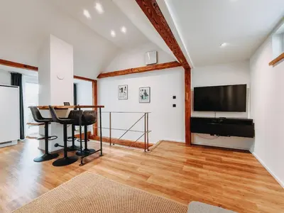TV/Unterhaltungsangebot in der Unterkunft Feel-good house - roof terrace & parking included