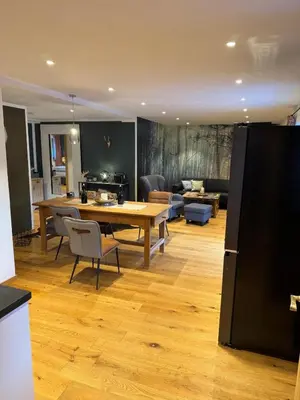 Ein Sitzbereich in der Unterkunft Ferienwohnung Tegernsee - Rottach-Egern - 3 Zimmer Wohnung - Terrasse - Self Check In