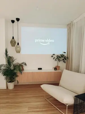 Ein Sitzbereich in der Unterkunft Oasis