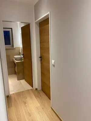 Ein Badezimmer in der Unterkunft Berg-Faszination Wetterstein
