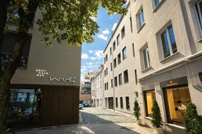 Das Gebäude in dem sich die Ferienwohnung befindet