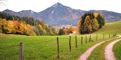 Naturlandschaft in der Nähe des Ferienhauses