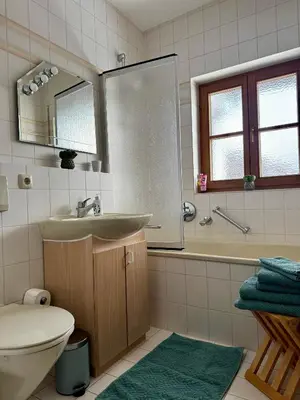 Ein Badezimmer in der Unterkunft Ferienwohnung Bellavista