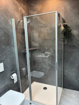 Ein Badezimmer in der Unterkunft Quartier 8 - Ein-Zimmer-Apartment