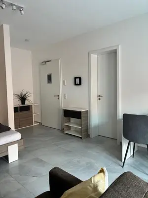 Ein Sitzbereich in der Unterkunft Quartier 8 - Ein-Zimmer-Apartment