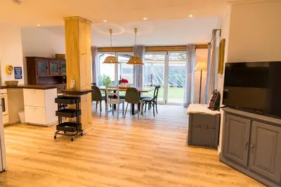 TV/Unterhaltungsangebot in der Unterkunft Ferienhaus am Eichberg