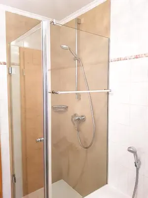 Ein Badezimmer in der Unterkunft Landhaus Regina