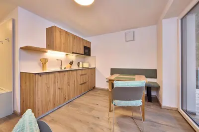 Küche/Küchenzeile in der Unterkunft Starnberger See Apartments