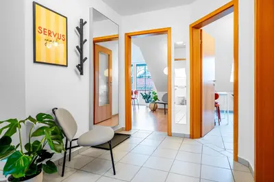 Grundriss der Unterkunft Therme Erding & Fly Apartment Berglern