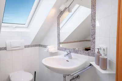 Ein Badezimmer in der Unterkunft Therme Erding & Fly Apartment Berglern