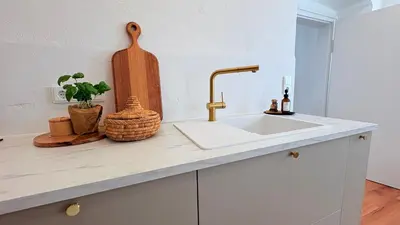 Grundriss der Unterkunft Zentrale Wohnung in Garmisch mit Zugspitzblick