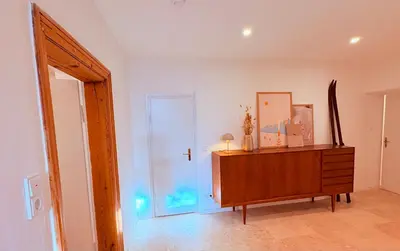 Grundriss der Unterkunft Zentrale Wohnung in Garmisch mit Zugspitzblick