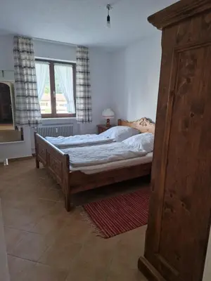Ein Bett oder Betten in einem Zimmer der Unterkunft Ferienwohnung Elektra