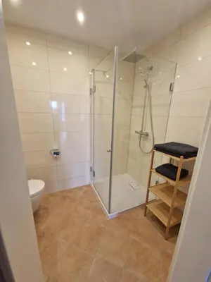 Ein Badezimmer in der Unterkunft Ferienwohnung Elektra