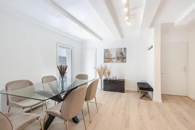 Ein Sitzbereich in der Unterkunft Dream Flat in Augsburg BBQ & Jacuzzi