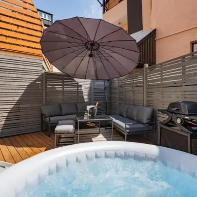 Dream Flat in Augsburg BBQ & Jacuzzi