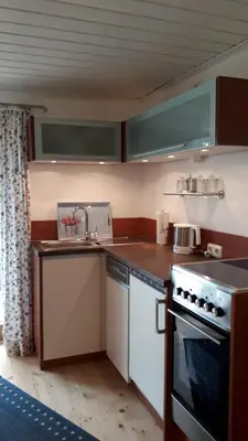 Küche/Küchenzeile in der Unterkunft Lippschneiderhof Urlaub auf dem Bauernhof