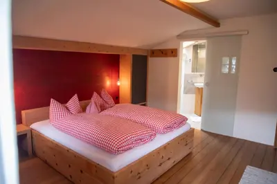 Ein Bett oder Betten in einem Zimmer der Unterkunft Fannys