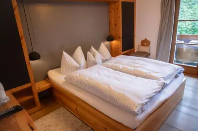 Ein Bett oder Betten in einem Zimmer der Unterkunft Fannys