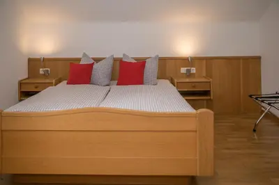 Ein Bett oder Betten in einem Zimmer der Unterkunft Jachentaler