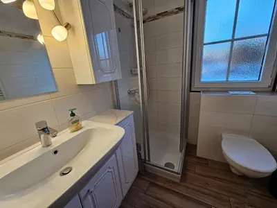 Ein Badezimmer in der Unterkunft Feriendorf Hochbergle Haus Marie