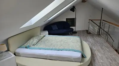 Ein Bett oder Betten in einem Zimmer der Unterkunft Ferienhaus Meli