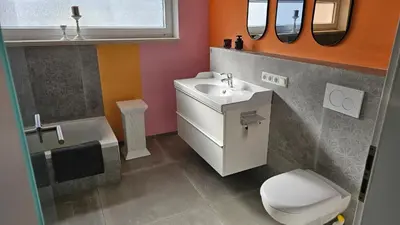 Ein Badezimmer in der Unterkunft Ferienhaus Meli