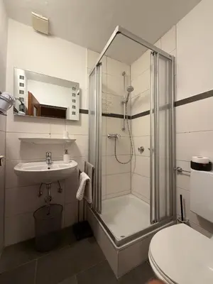 Ein Badezimmer in der Unterkunft Gästehaus Margarita