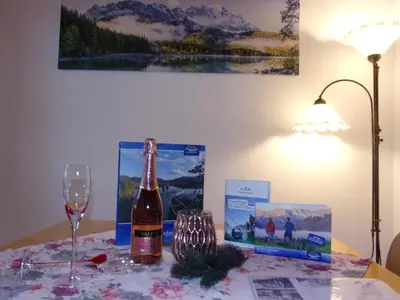 Getränke in der Unterkunft Ferienwohnung Geiger